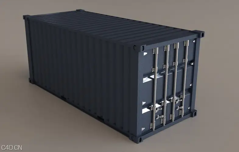 集装箱C4D模型 Model of container 3D - C4D之家 - cinema4d_ 2015-01-07 23.38.17.jpg