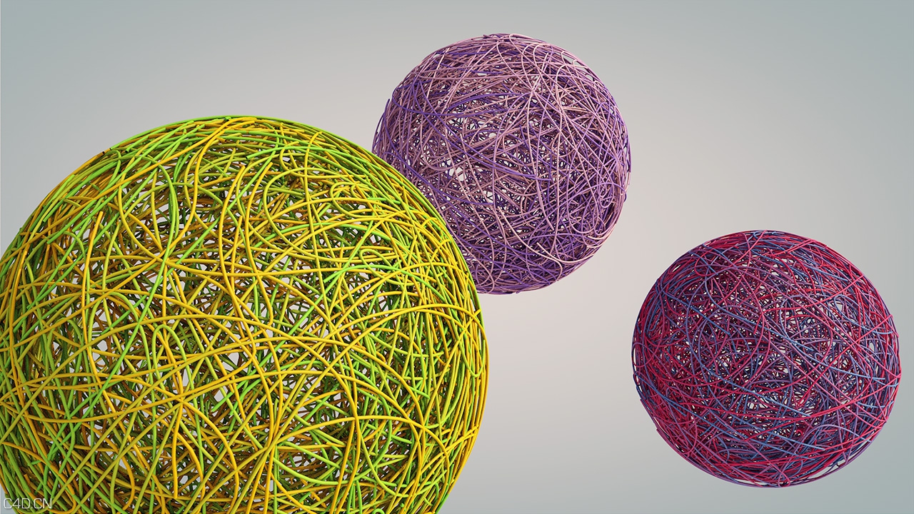 C4D中文教程：制作球体编织物造型 - C4D之家 - 8a2f81e6d7871e99.jpg
