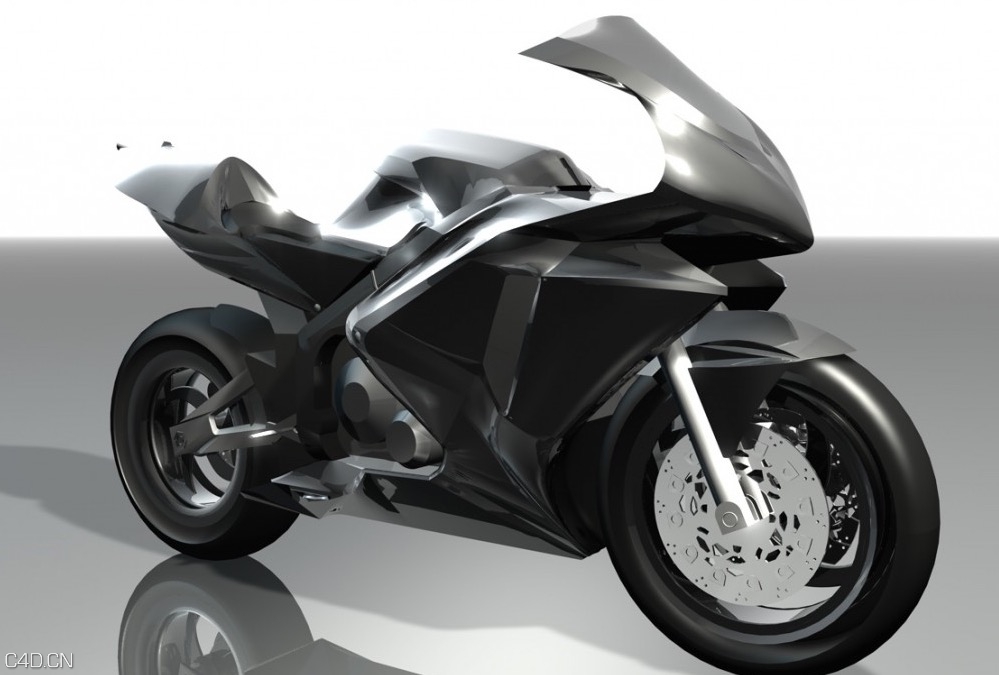 摩托车C4D模型 3D model of motorcycle - C4D之家 - cinema4d_ 2015-01-08 23.23.07.jpg