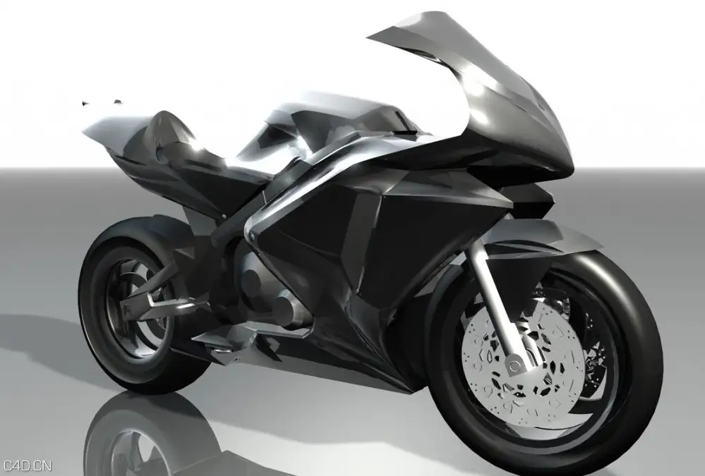 摩托车C4D模型 3D model of motorcycle - C4D之家 - cinema4d_ 2015-01-08 23.23.07.jpg