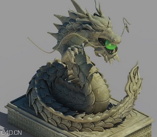 中国古代风格建筑物件3D模型 - C4D之家 - cinema4d_ 2015-01-10 01.06.15.jpg