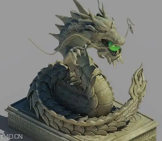 中国古代风格建筑物件3D模型 - C4D之家 - cinema4d_ 2015-01-10 01.06.15.jpg