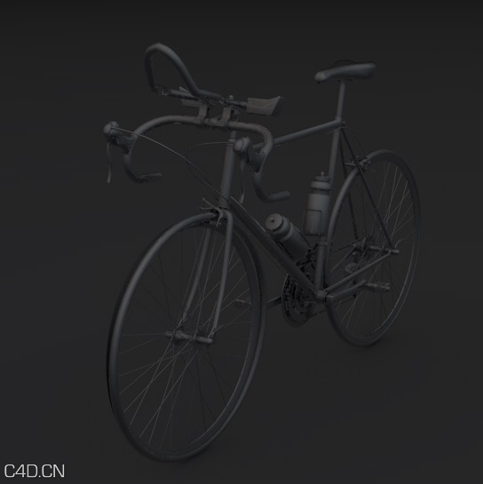 自行车C4D模型 3D model of bicycle - C4D之家 - cinema4d_ 2015-01-10 01.16.26.jpg