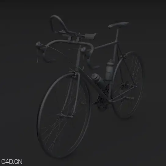 自行车C4D模型 3D model of bicycle - C4D之家 - cinema4d_ 2015-01-10 01.16.26.jpg