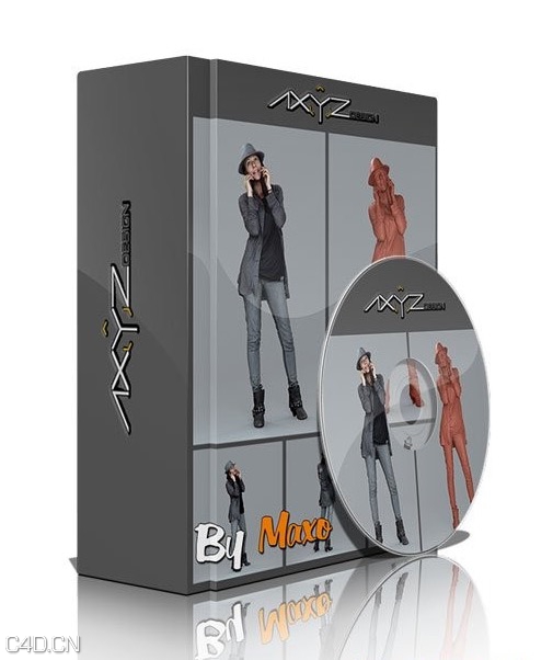 写实人物角色3D模型下载 – Ready-Posed 3D Humans - C4D之家 - cinema4d_ 2015-01-10 01.21.39.jpg