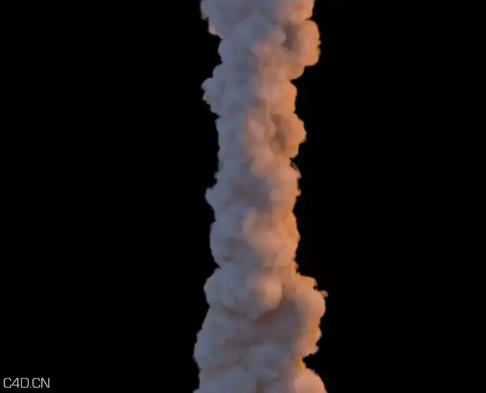 制作真实的火山烟效果c4d教程 How to make a realistic Volcano smoke in C4D