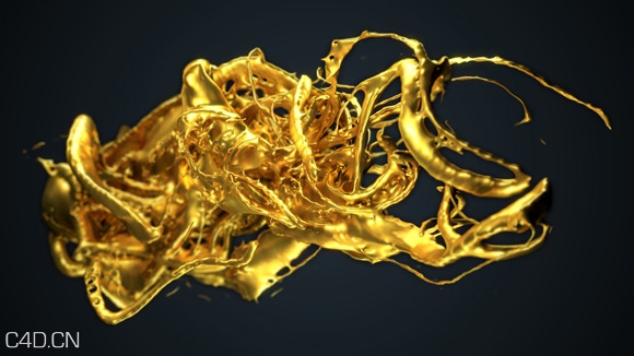 Cinema 4D柔滑金属液体流体效果X-particle粒子插件实用进阶教程 - C4D之家 - 191008ds0hrewy73hy1y10.jpg