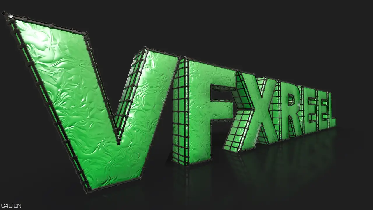 C4D模型线框渲染插件 – Volumetric Wireframe支持R12-R16（附使用教程）