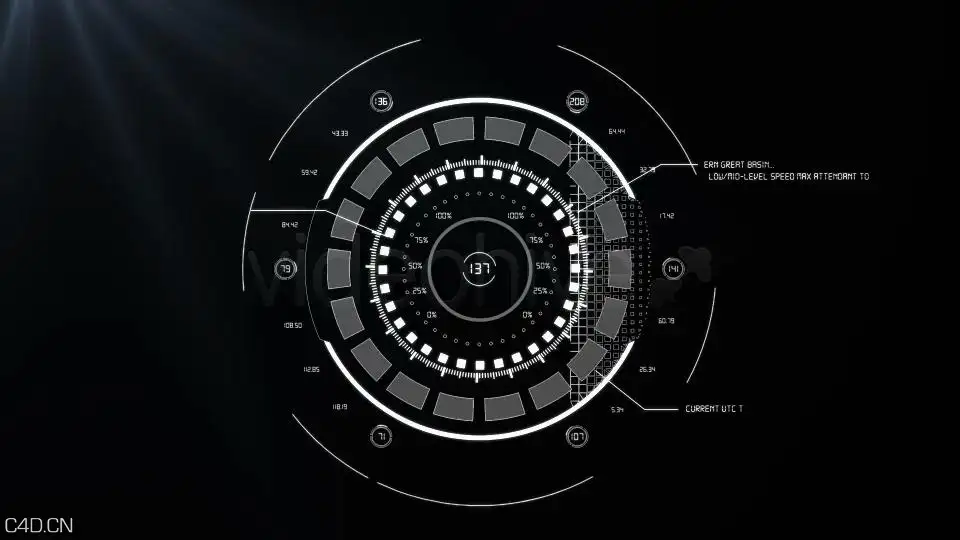 【AE模板】Videohive-HUD Infographic Elements 高科技信息图表元素包AE模板 - C4D之家 - Preview_20141111205152.jpg