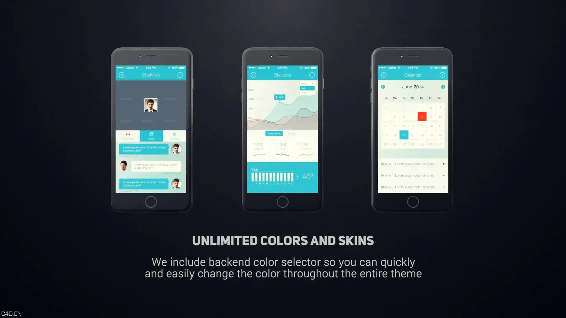 【AE模板】Videohive-Iphone 6 App Presentation 苹果6手机应用程序介绍AE模板