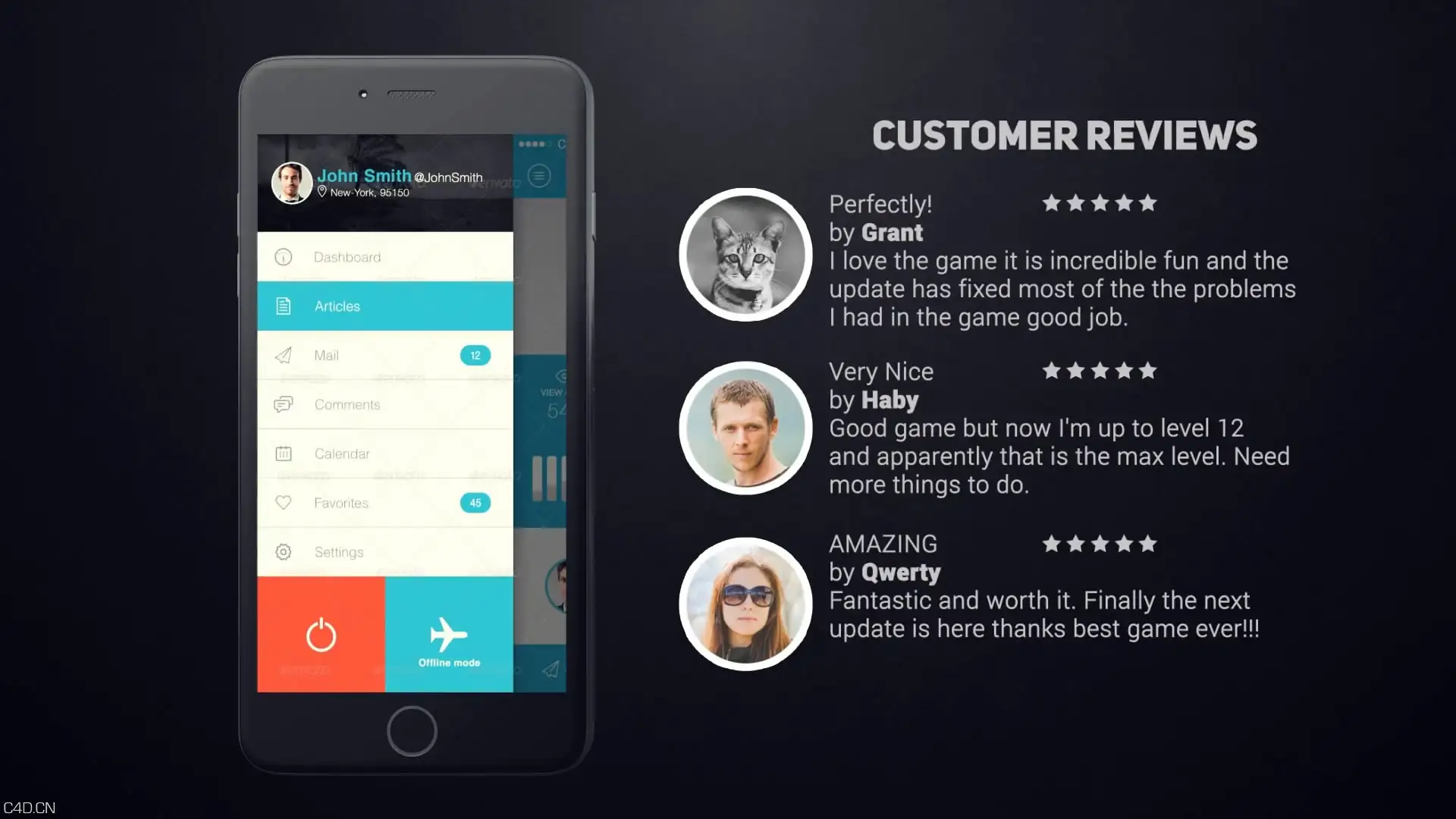 【AE模板】Videohive-Iphone 6 App Presentation 苹果6手机应用程序介绍AE模板 - C4D之家 - Preview00_01_1720141106-105126-3.jpg