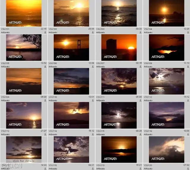 【视频素材】太阳黄昏海边日落视频素材 Artbeats – Nature Sunsets - C4D之家 - Sunsets (V-Line) - Artbeats_1291992058313.jpg