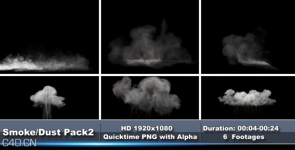 【视频素材】高清烟雾视频素材 VideoHive Smoke Pack