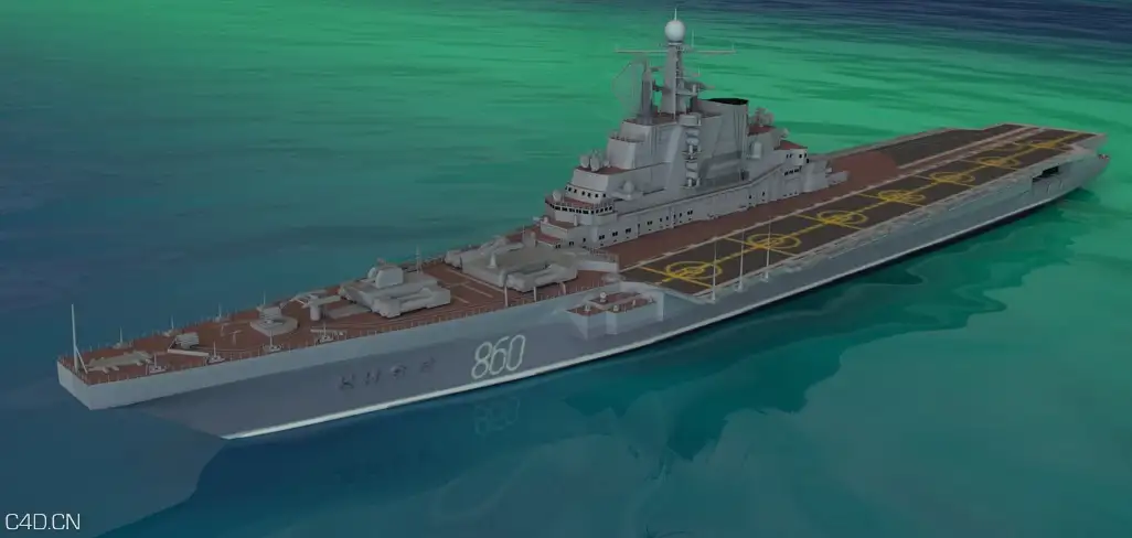 航空母舰C4D模型 The aircraft carrier 3D model - C4D之家 - cinema4d_ 2015-01-17 20.59.44.jpg