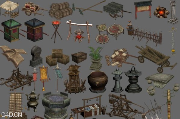 200个《武神》游戏场景3D模型全部资源 - C4D之家 - showpic.jpeg