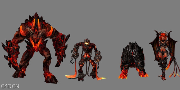 6全套《英雄无敌》种族次时代3D模型合集（含贴图） - C4D之家 - showpic-8.jpeg