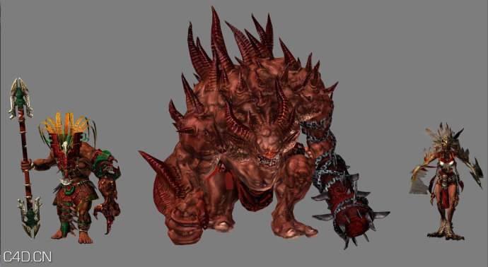 6全套《英雄无敌》种族次时代3D模型合集（含贴图） - C4D之家 - showpic-9.jpeg