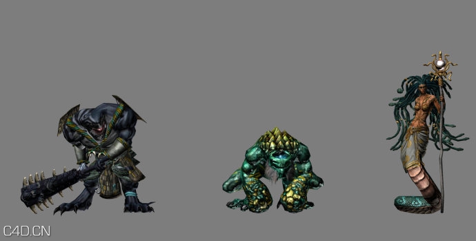 6全套《英雄无敌》种族次时代3D模型合集（含贴图） - C4D之家 - showpic-4.jpeg