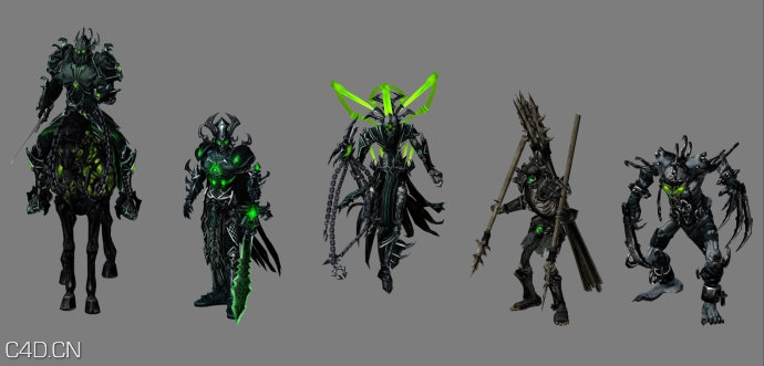 6全套《英雄无敌》种族次时代3D模型合集（含贴图） - C4D之家 - showpic-2.jpeg