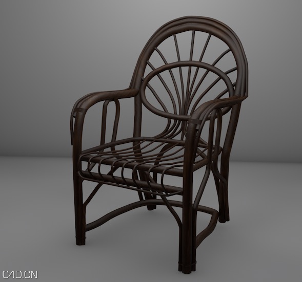 编织木椅C4D模型 Woven wood chair 3D model - C4D之家 - cinema4d_ 2015-01-18 23.38.44.jpg
