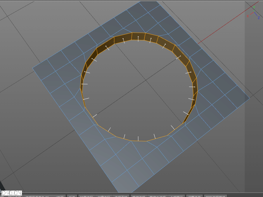 C4D挖孔利器：多点变成圆插件 PolyCircle v1.41 - C4D之家 - @`QO`QCX8APR]DR~VH7AW.png