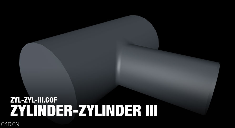 CINEMA4D挖洞插件：Zylinder-Zylinder III