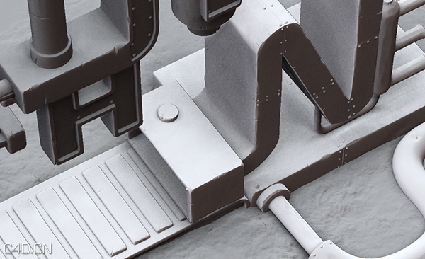 C4D作品欣赏：机械设备 SLASHTHREE Exhibition XX - WAR - C4D之家 - 95469f57da54f1303a0e4fa1090939f4.jpg