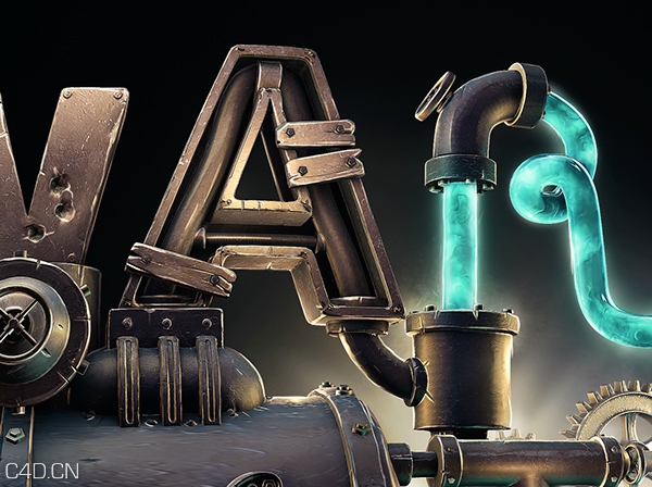 C4D作品欣赏：机械设备 SLASHTHREE Exhibition XX - WAR - C4D之家 - f1b773cdf284f65def62b0a94d33ddbc.jpg