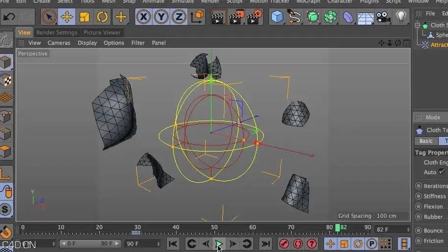 C4D汽球爆破的教程 Pop a Balloon With Cloth Dynamics - C4D之家 - cinema4d_ 2015-01-23 02.45.26.jpg