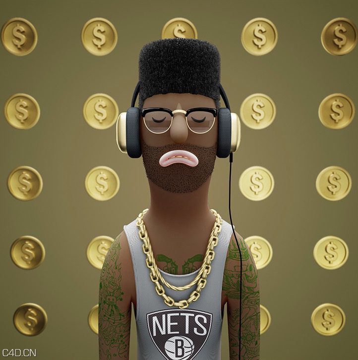 C4D作品欣赏：音乐小子 Modern Tribes - C4D之家 - cinema4d_ 2015-01-23 22.11.53.jpg