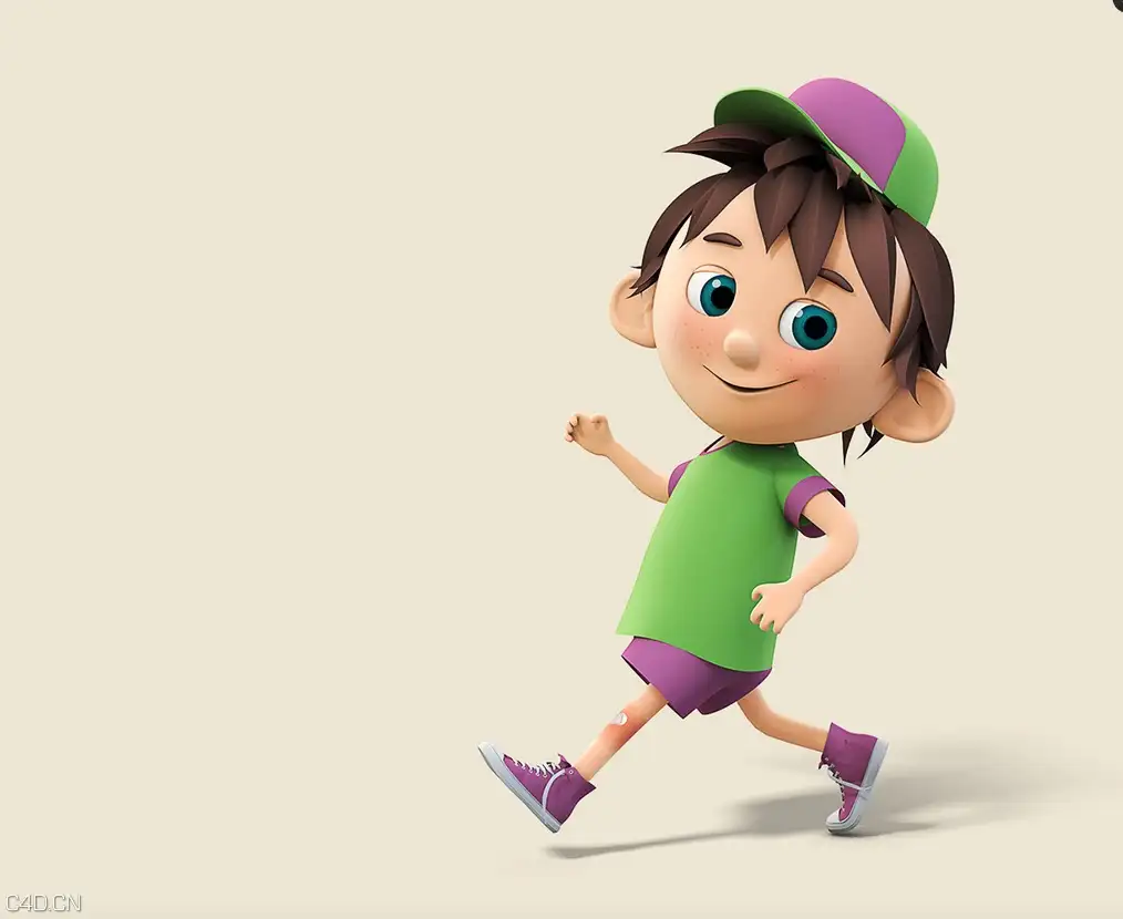C4D作品欣赏：家庭成员卡通形象 Famille 3D / 3D Family - C4D之家 - cinema4d_ 2015-01-23 22.59.54.jpg