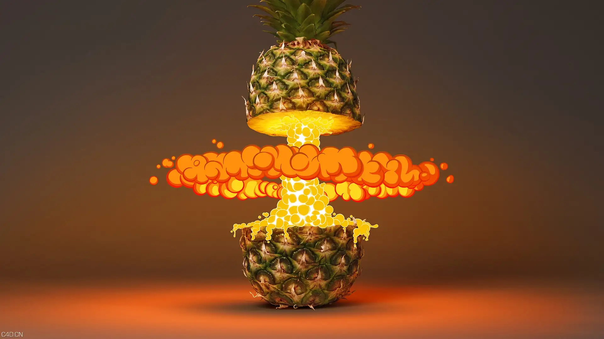 C4D作品欣赏：水果合成作品 TROPICAL BLAST - C4D之家 - main-03.jpg