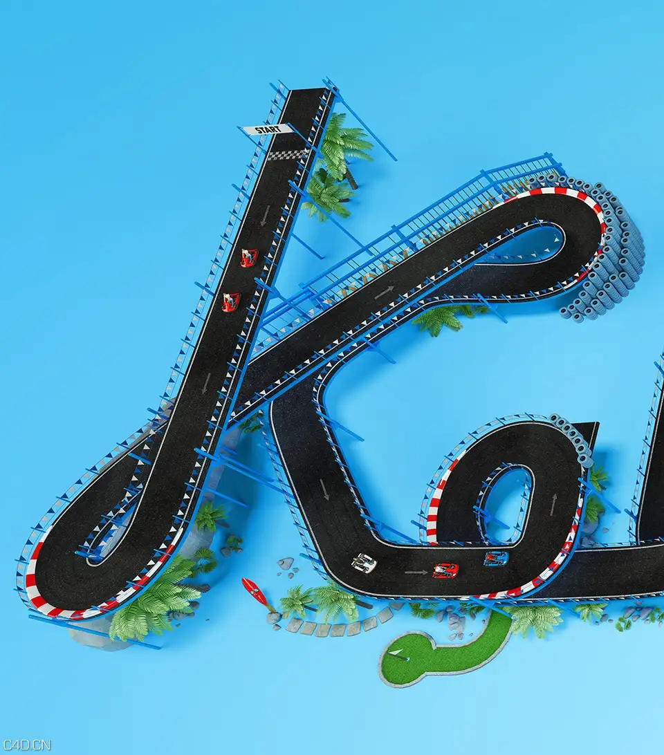 C4D作品欣赏：创意数字游乐园 Kalahari – Resorts - C4D之家 - detail-02-01.jpg