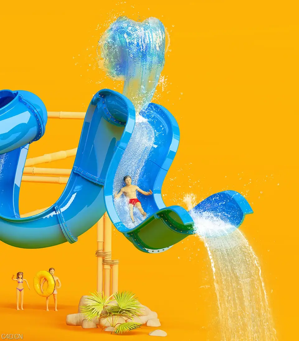 C4D作品欣赏：创意数字游乐园 Kalahari – Resorts - C4D之家 - detail-01-02.jpg