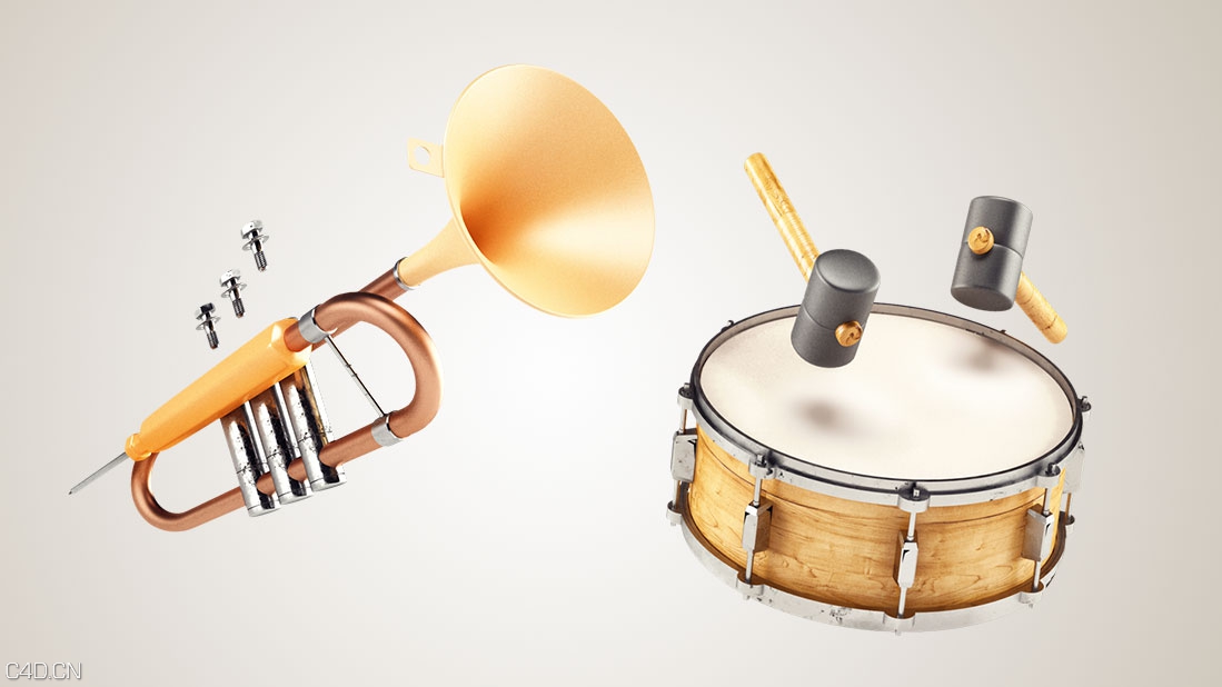 C4D作品欣赏：音乐节海报 NHB – Beauty of Sound Design - C4D之家 - detail-01-02.jpg