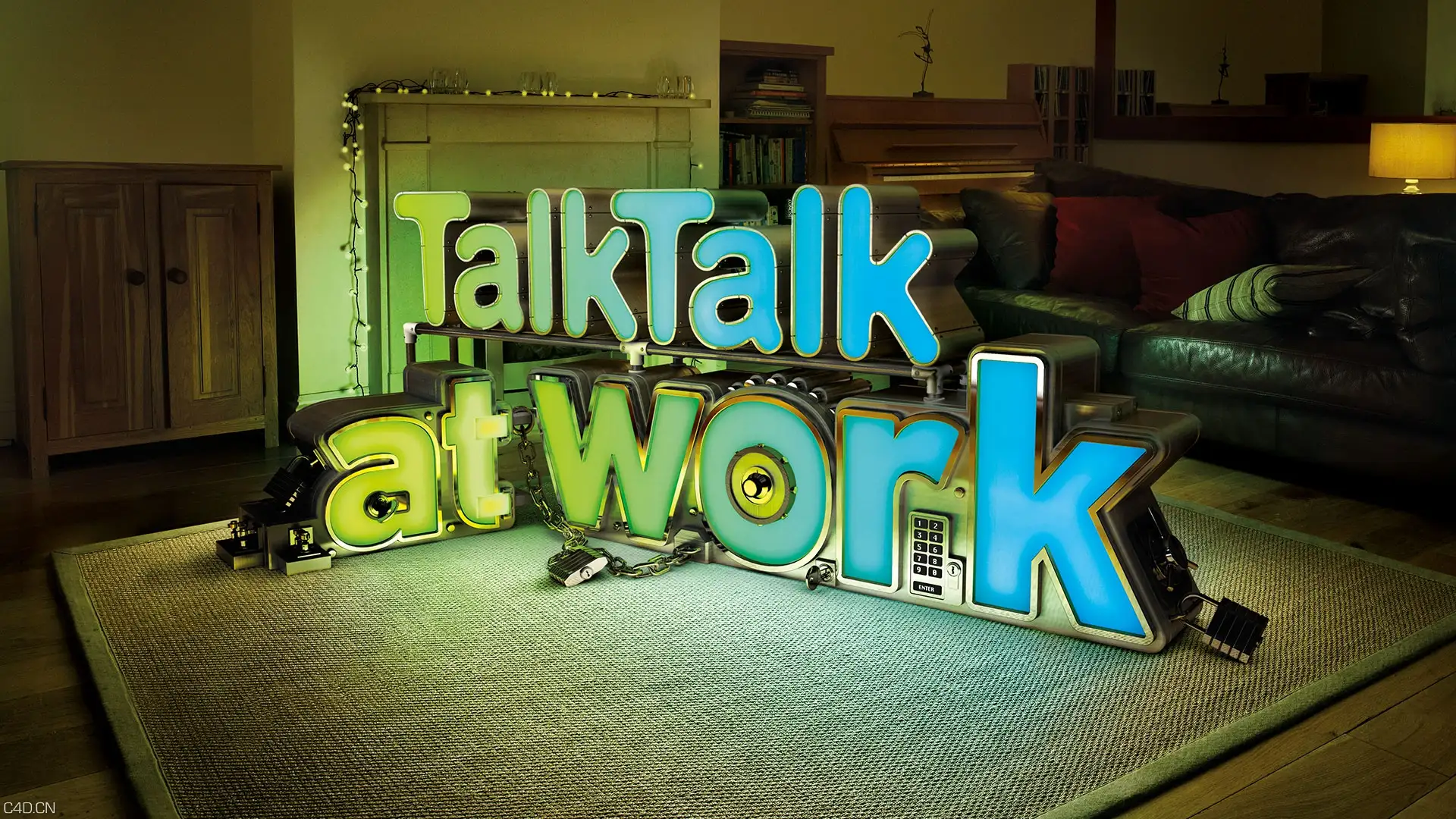 C4D作品欣赏：电话公司创意作品 TALK TALK – AT WORK - C4D之家 - main-01.jpg