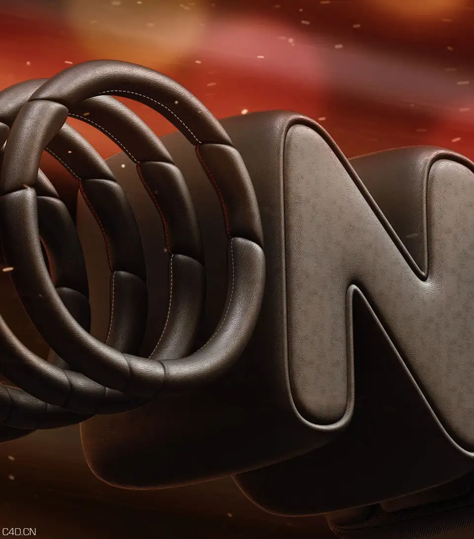 C4D作品欣赏：文字创意展示 EDITORIAL – 3D-LETTERING - C4D之家 - detail-03-01.jpg