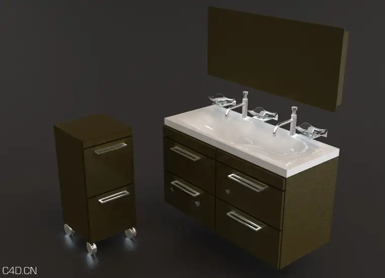 卫生间洗手盆柜子/洗手池/浴室柜 Wash Basin