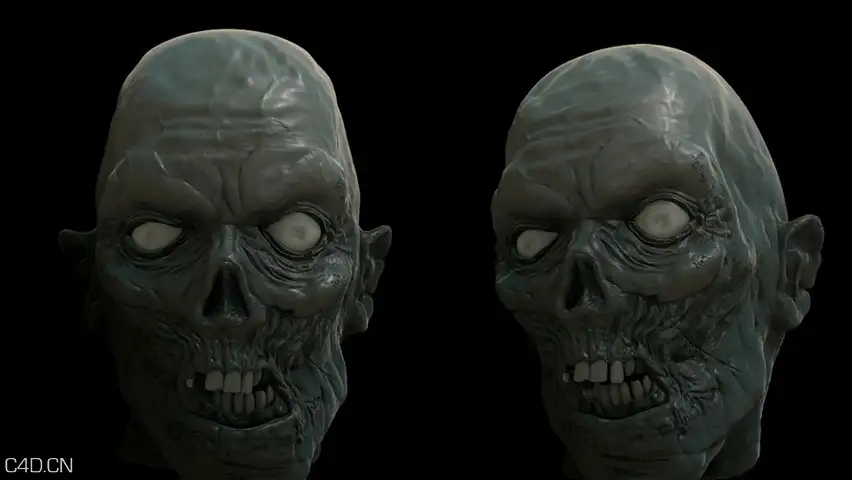 C4D僵尸头像雕刻实用进阶教程（含工程文件） zombie tutorial CINEMA 4D - C4D之家 - cinema4d_ 2015-01-25 11.00.34.jpg