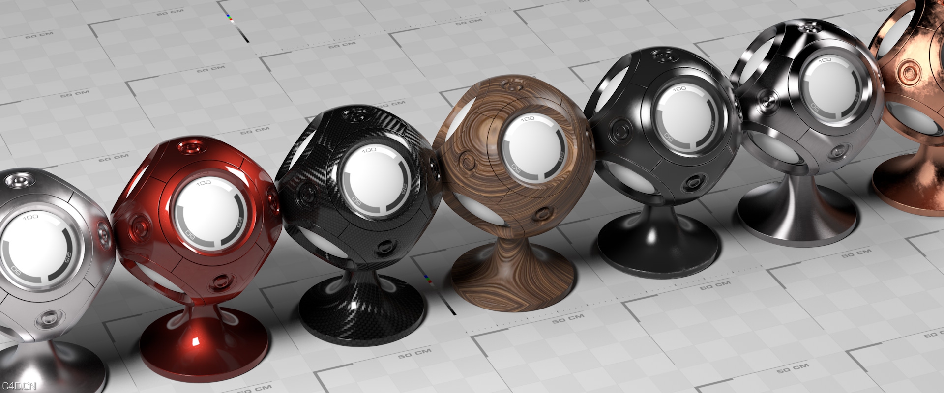 C4D R16材质合集 SMALL C4D MATERIAL LIBRARY - C4D之家 - Silverwing-C4D_Materials.jpg