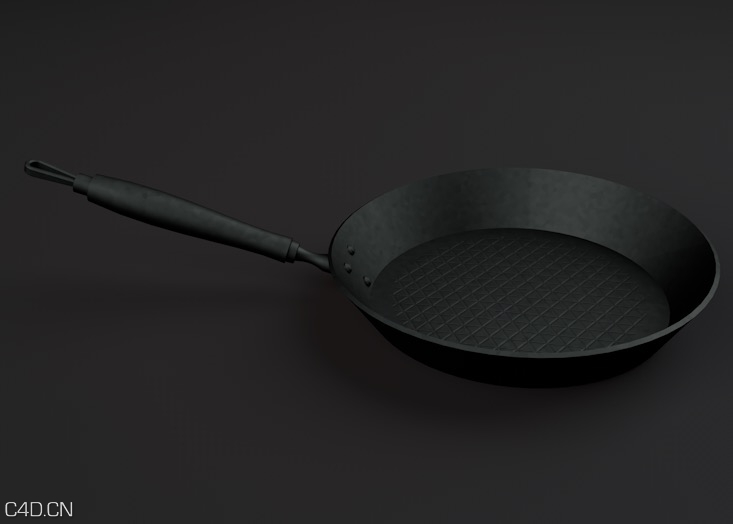 平底锅/不粘锅C4D模型 Pan 3D model - C4D之家 - cinema4d_ 2015-01-26 00.52.54.jpg