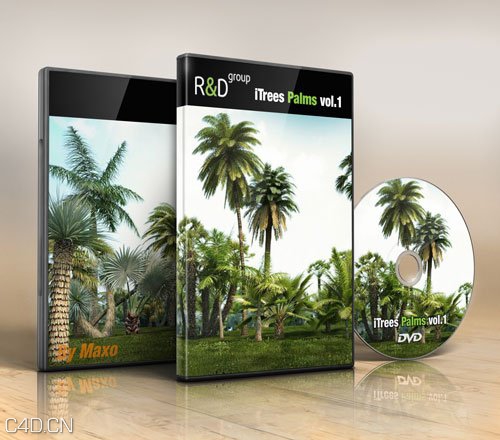 棕榈树3D模型合辑 R/D Group iTrees Palms vol.1 - C4D之家 - 1352878498_itrees-palms-vol1.jpg