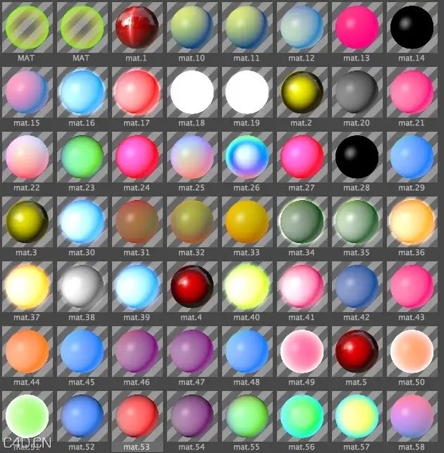 100个适合做漂亮文字的C4D涂料颜色材质cinema4d color coating material - C4D之家 - cinema4d_ 2015-01-30 16.46.14.jpg