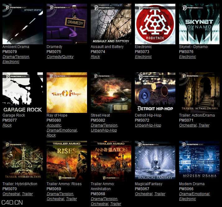 国外高品质音乐配乐素材合辑Vol.1-95 Position Music Production Music Series