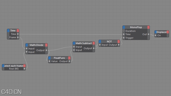 C4D使用的XPresso对选定的帧激活教程