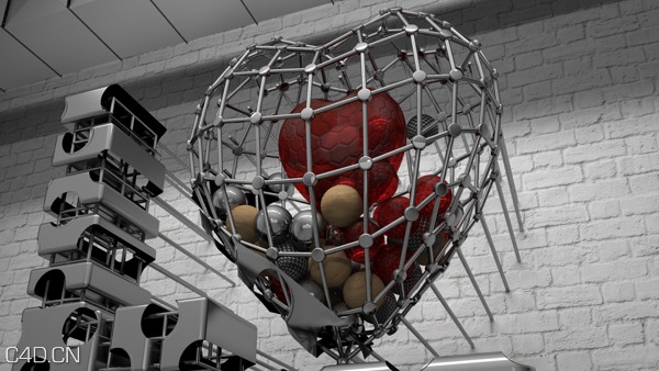 C4D作品欣赏：字母创意 Selection of some professional and personal work in Feb