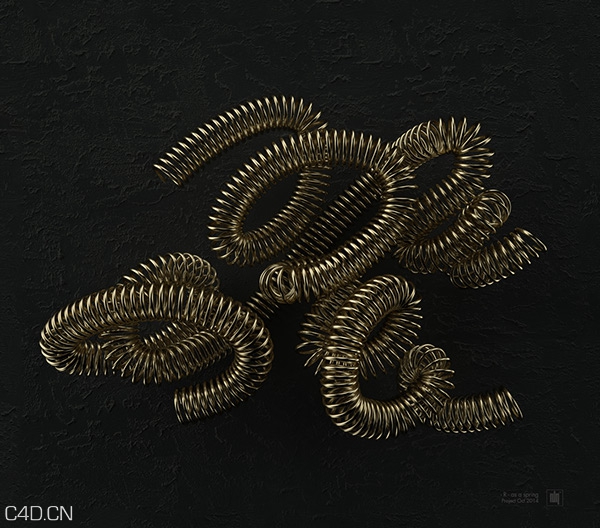 C4D作品欣赏：字母创意作品 C4D works - C4D之家 - dd9b49faf9196ba867ab81fd127861e6.jpg
