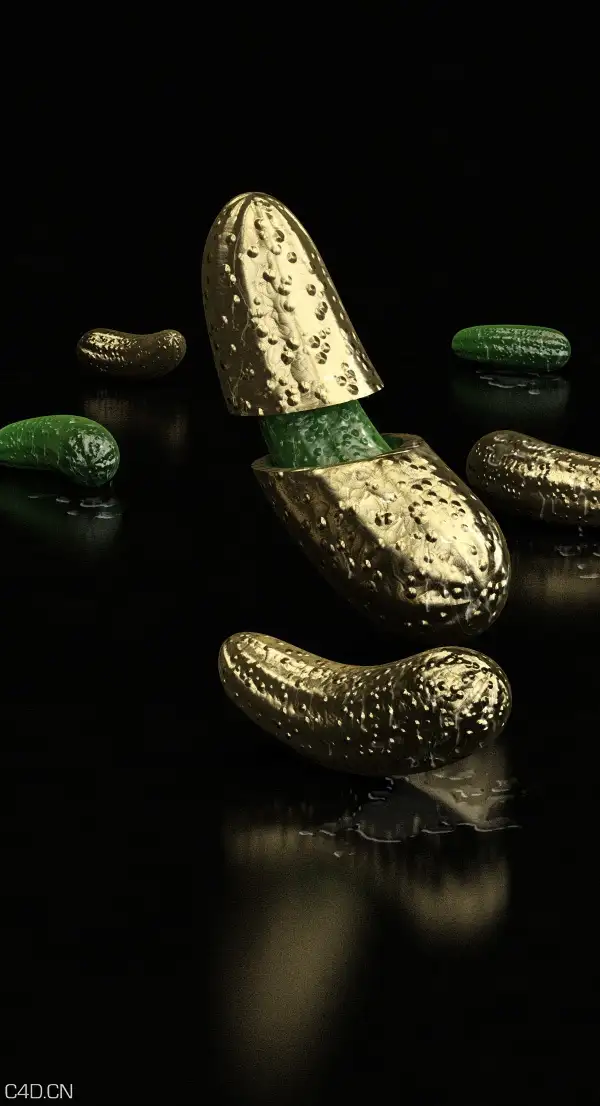 C4D作品欣赏：C4D和PS制作的创意作品 C4D works