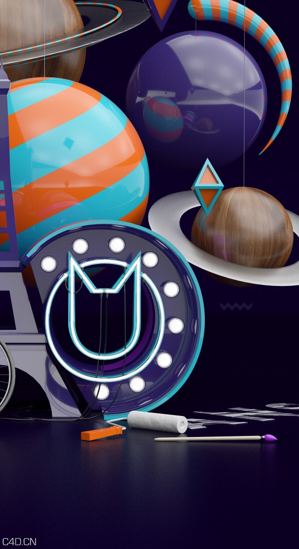C4D作品欣赏：C4D和PS制作的创意作品 C4D works - C4D之家 - a94f4e9a59cb5930552a3510dd1c9480.jpg