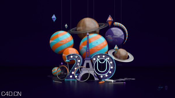 C4D作品欣赏：C4D和PS制作的创意作品 C4D works - C4D之家 - 5dc8fc3f2951968a328f94ee28322d49.jpg